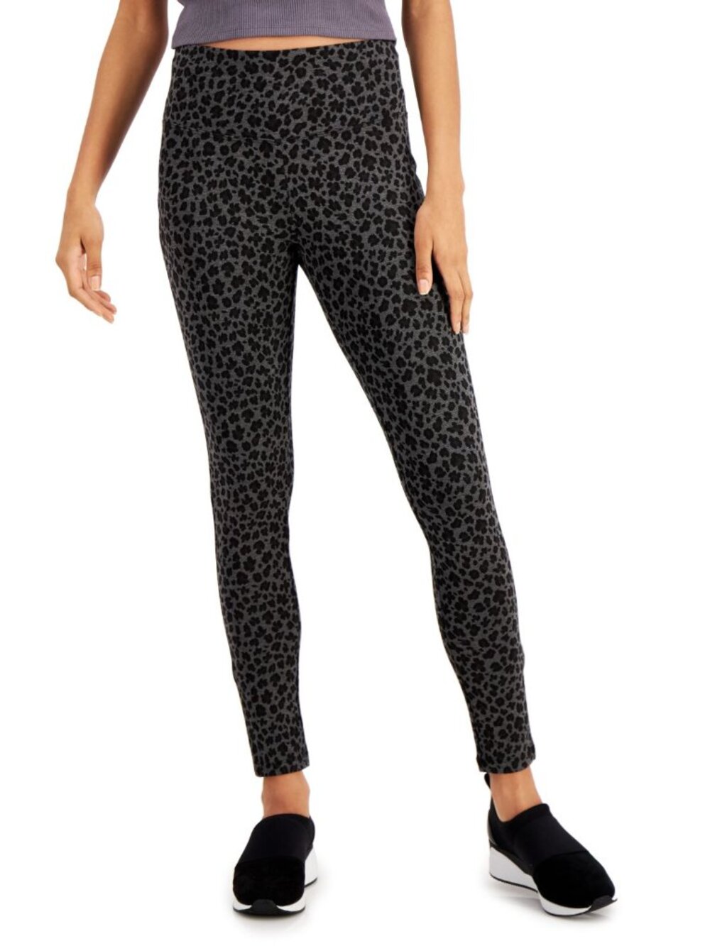 INC International Concepts Womens Leopard-Print Leggings